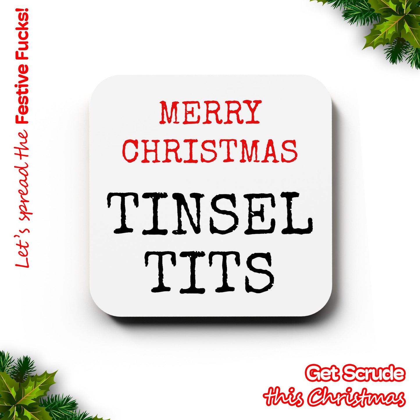 Merry Christmas Tinsel Tits