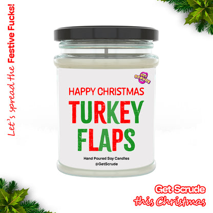 Happy Christmas Turkey Flaps